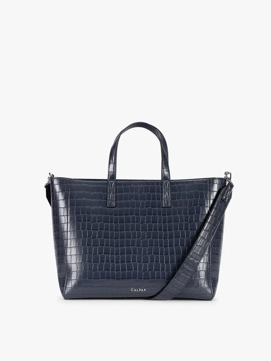 Haven 15" Laptop Tote Bag in Croc-Embossed